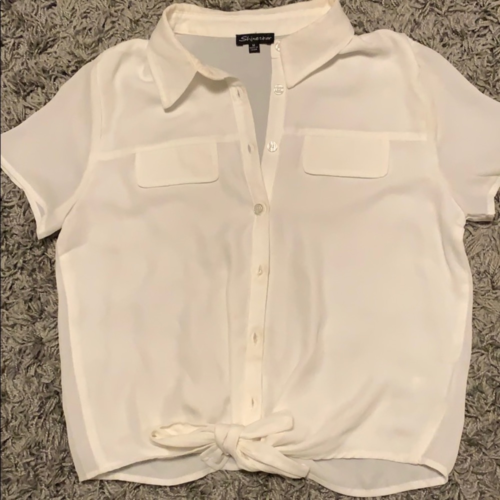 White button up